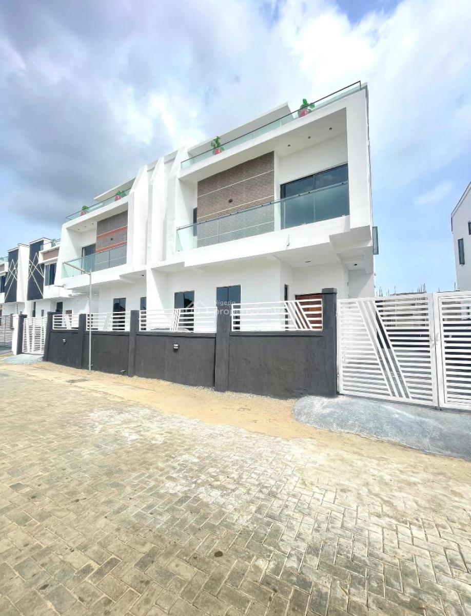 The Most Affordable 4 Bedroom Semi Detached Duplex with Bq, Ajah, Lagos, Semi-detached Duplex for Sale