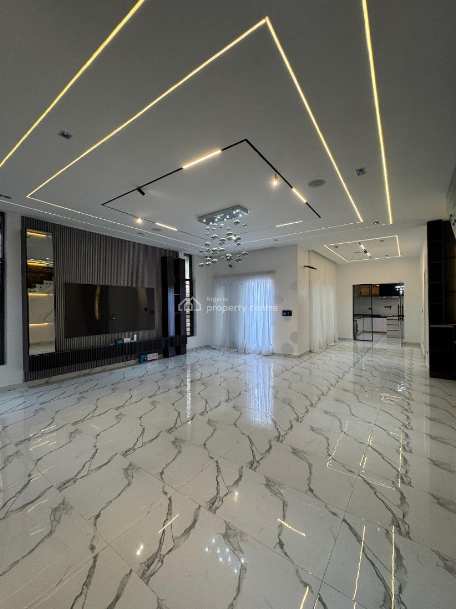 Beautiful 5 Bedroom Detached Duplex with Pool and Bq, Chevron Toll Gate, Lekki, Lagos, Detached Duplex for Sale