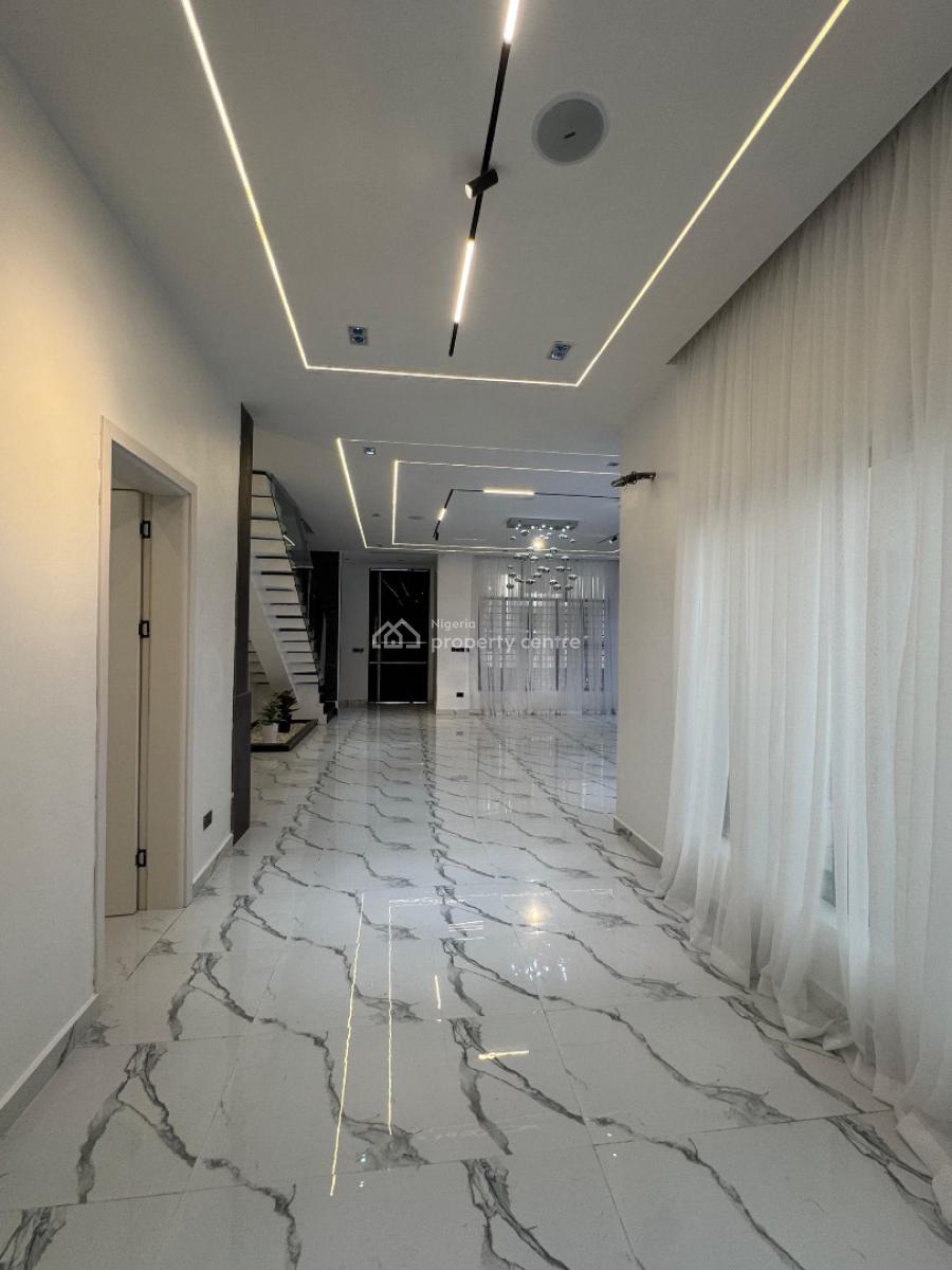 Beautiful 5 Bedroom Detached Duplex with Pool and Bq, Chevron Toll Gate, Lekki, Lagos, Detached Duplex for Sale