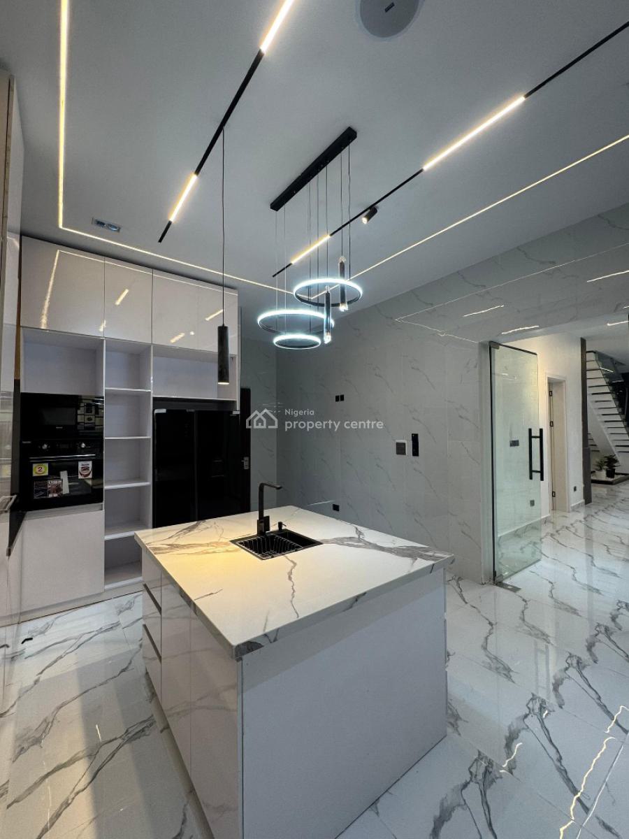 Beautiful 5 Bedroom Detached Duplex with Pool and Bq, Chevron Toll Gate, Lekki, Lagos, Detached Duplex for Sale