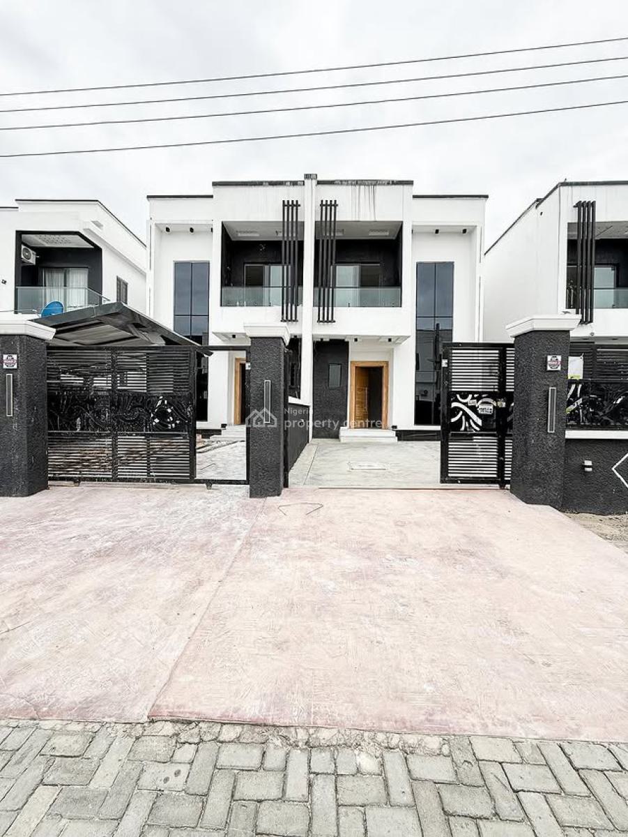 Contemporary 4 Bedroom Semi Detached Duplex with Bq, Ajah, Lagos, Semi-detached Duplex for Sale