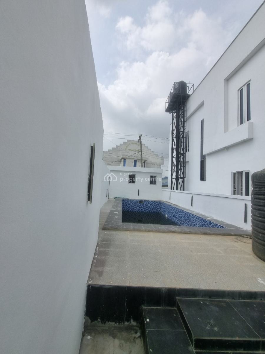 4 Bedroom Terrace House with a Bq,  Gym House and Swimming Pool, Sangotedo, Ajah, Lagos, Terraced Duplex for Sale