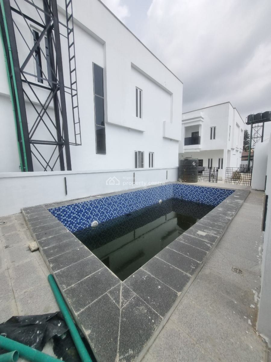 4 Bedroom Terrace House with a Bq,  Gym House and Swimming Pool, Sangotedo, Ajah, Lagos, Terraced Duplex for Sale