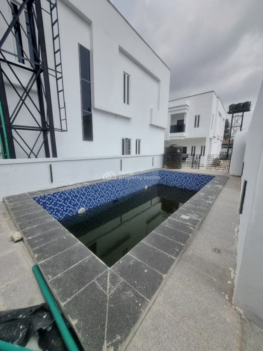 4 Bedroom Terrace House with a Bq,  Gym House and Swimming Pool, Sangotedo, Ajah, Lagos, Terraced Duplex for Sale