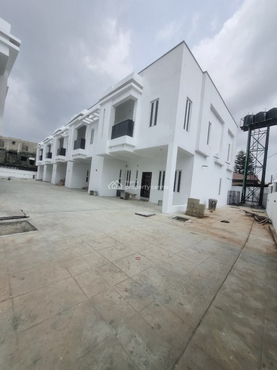 4 Bedroom Terrace House with a Bq,  Gym House and Swimming Pool, Sangotedo, Ajah, Lagos, Terraced Duplex for Sale