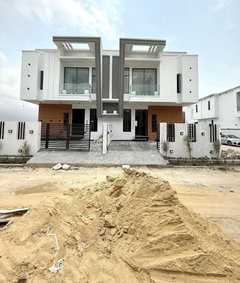 Contemporary 4 Bedroom Semi Detached Duplex with Bq, Ajah, Ajah, Lagos, Semi-detached Duplex for Sale