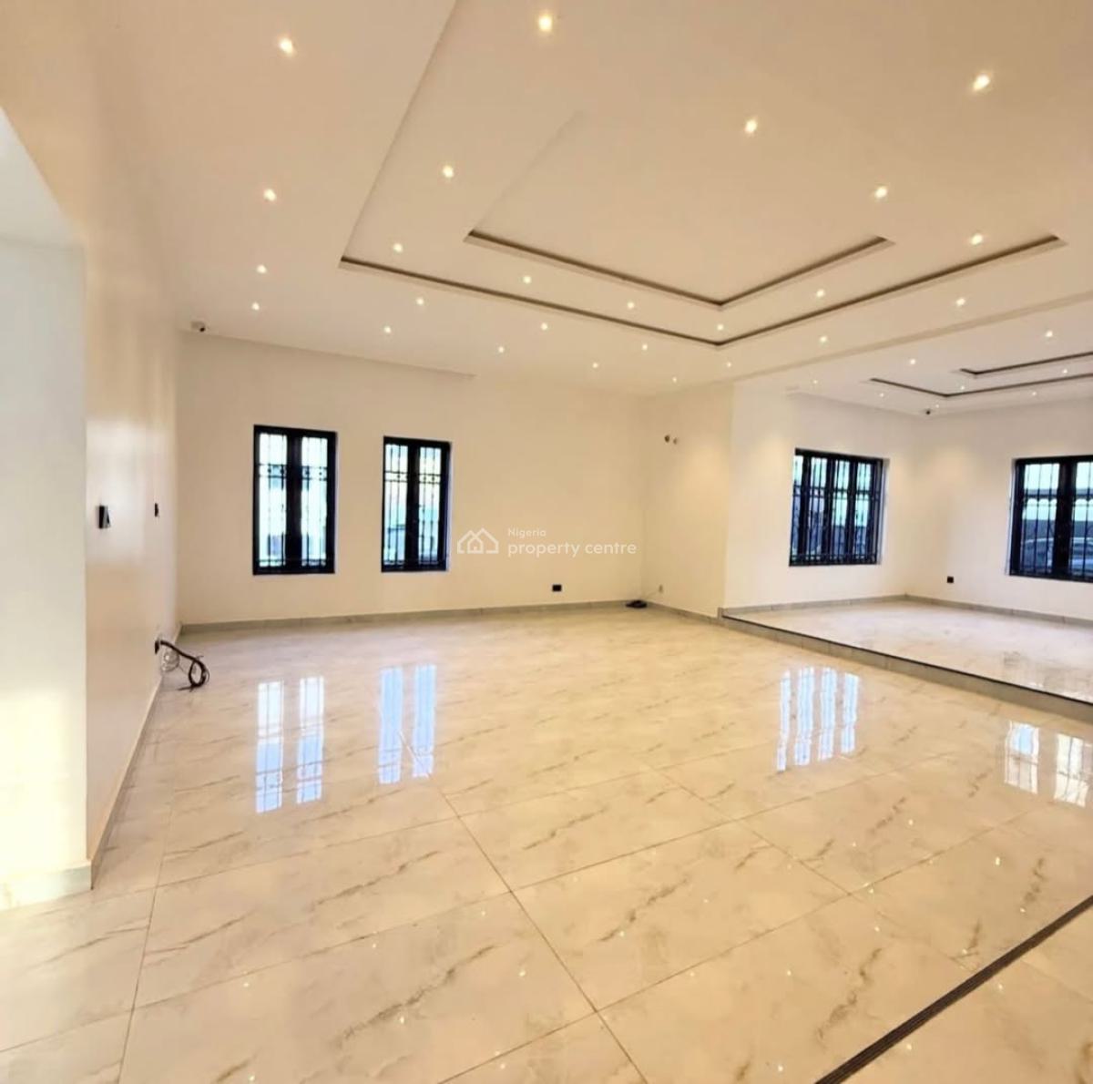 Contemporary 5 Bedroom Detached Duplex, 2 Rooms Bq,pool,elevator, Serene Neighborhood. Good Access Road, Guzape District, Abuja, Detached Duplex for Sale