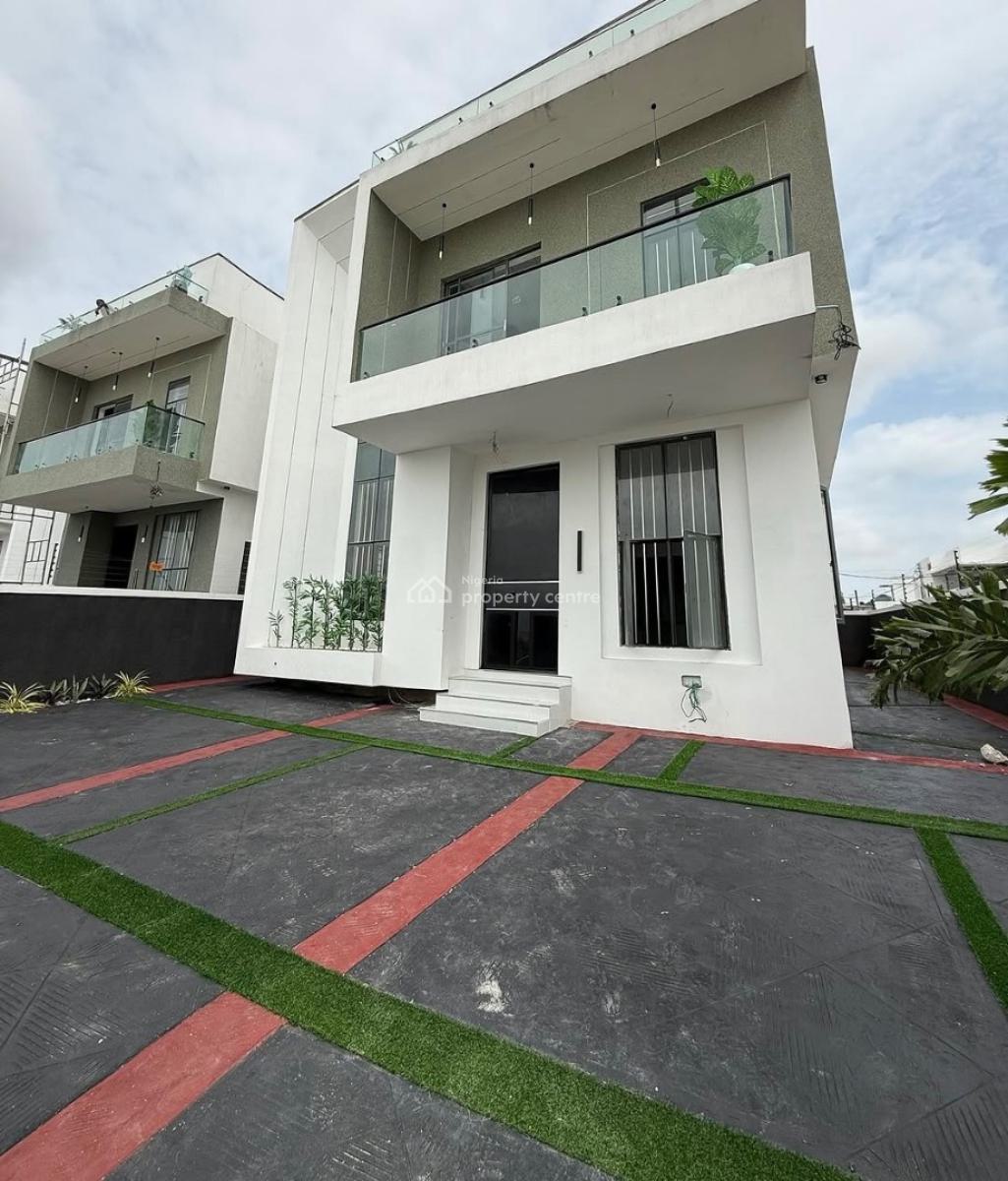 Contemporary 4 Bedroom Detached Duplex with Swimming Pool and Bq, Ajah, Ajah, Lagos, Detached Duplex for Sale