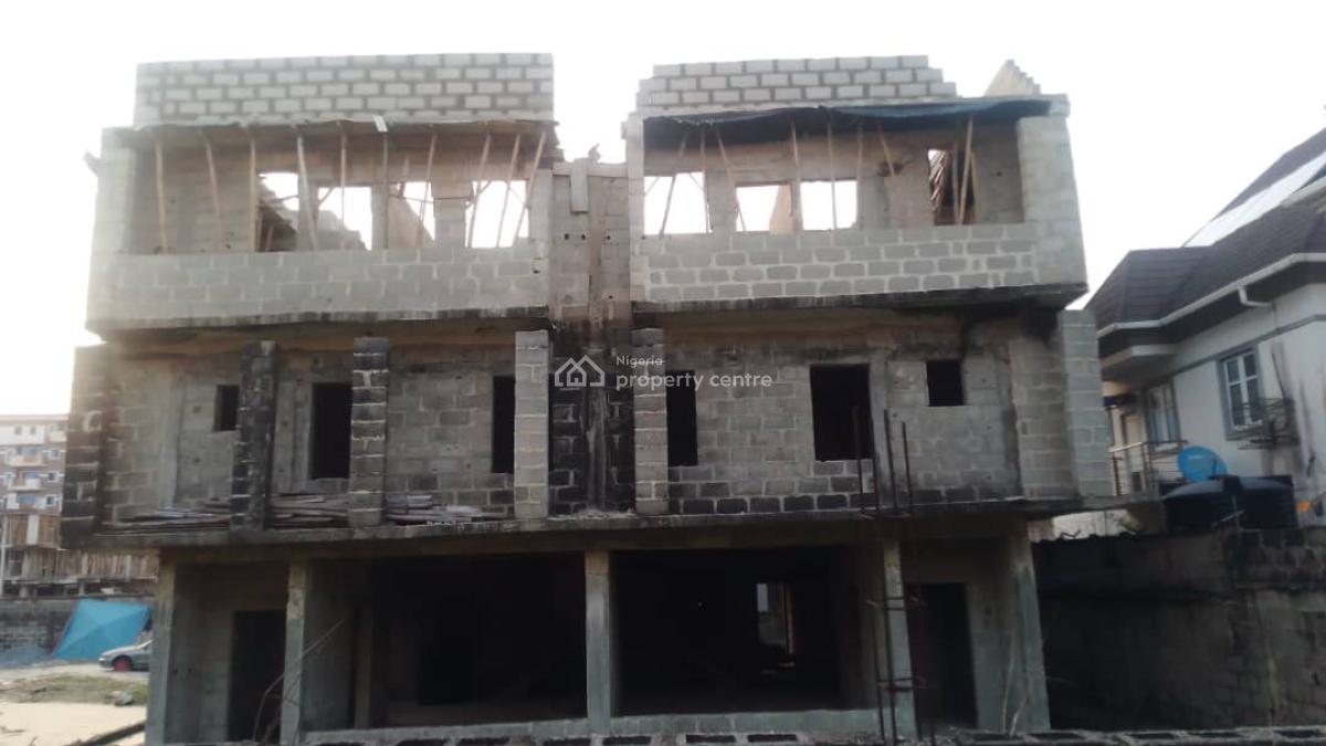 Four Bedroom Semi Detached Duplex with Bq, Chevron Round About Off Alpha Beach, Lekki Phase 1, Lekki, Lagos, Semi-detached Duplex for Sale