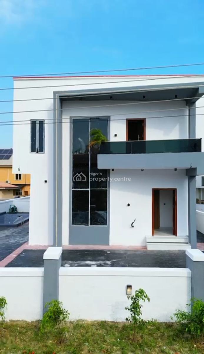 4bed Fully Detached with Swimming Pool (back Unit Is Sold and Availabl, Crown Estate Lekki Epe Express Way, Ajah, Lagos, Detached Duplex for Sale
