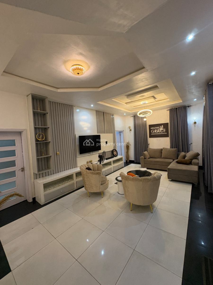 Very Spacious and Beautiful 4 Bedroom Fully Furnished Terrace Duplex, Ikota, Lekki, Lagos, Terraced Duplex for Rent