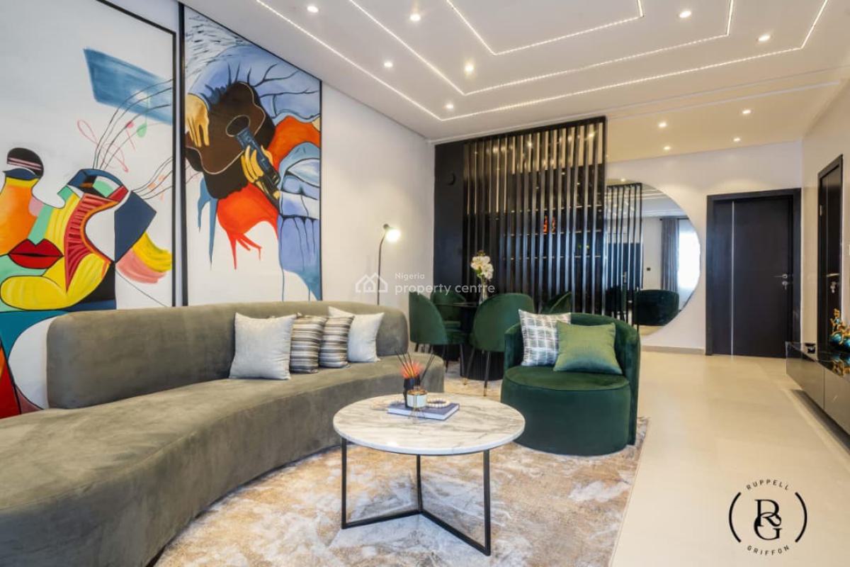 Cozy, Crisp and Sharp3-bedroom Serviced Apartment, Ologolo, Lekki, Lagos, Flat / Apartment Short Let