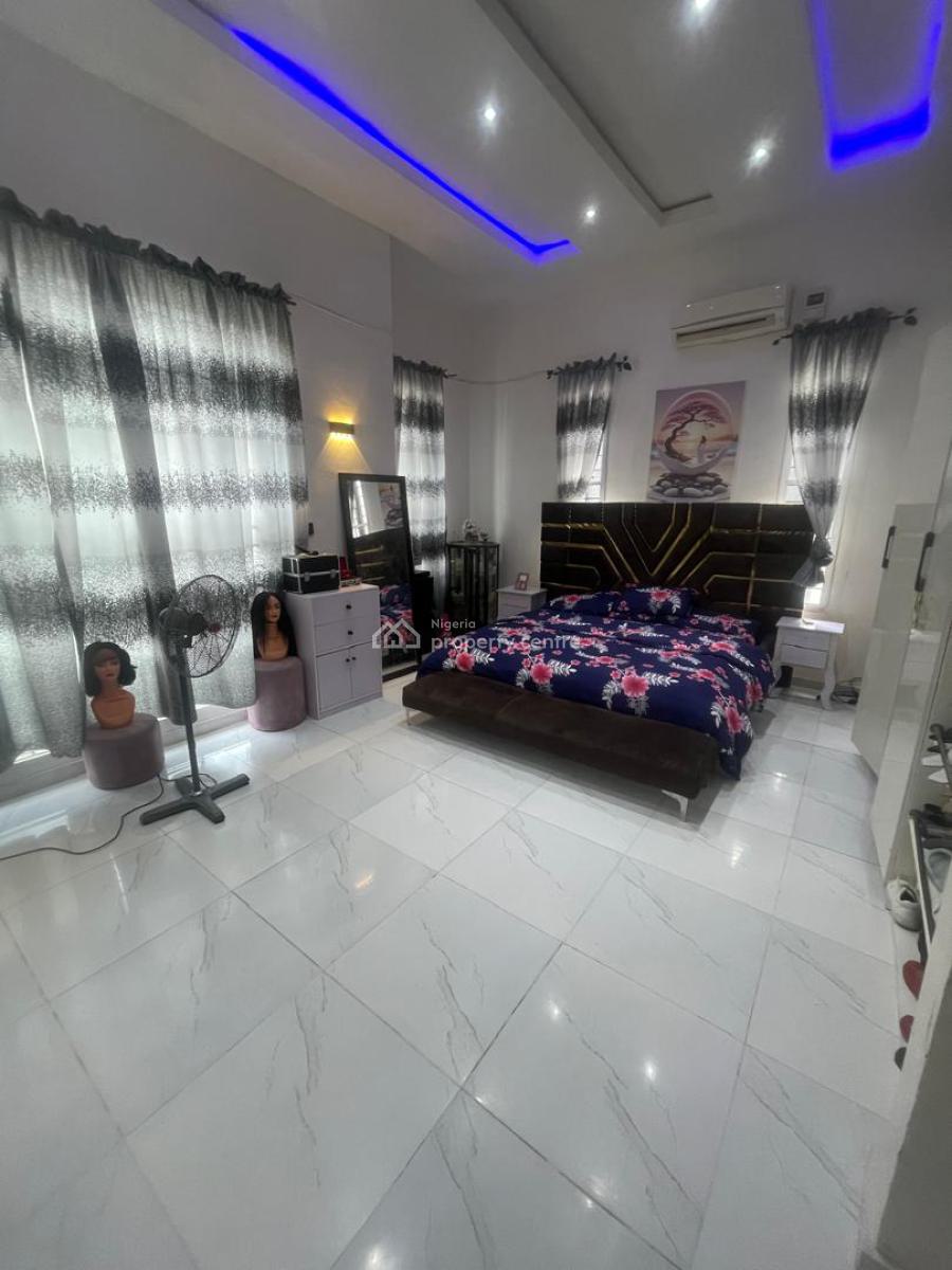 4 Bedroom Fully Detached Duplex with Bq (en-suite) at The Back, Lekki Palm City Estate, Addo Road, Ajah, Lagos, Detached Duplex for Sale