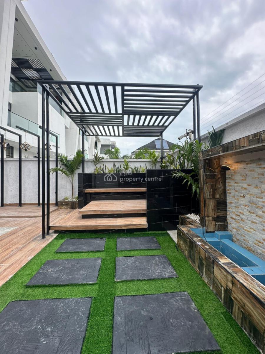 Contemporary 6 Bedroom Fully Detached Duplex with Rooftop City View, Chevron Road, Lekki Phase 1, Lekki, Lagos, Detached Duplex for Sale