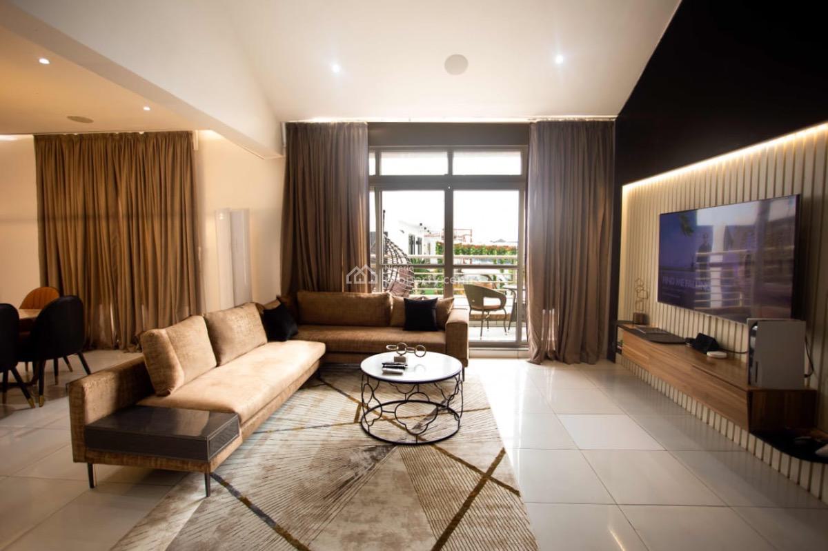 Luxury 3 Bedroom Terrace Apartment with Ps5, Pool, Snooker Board, Gym,, Osborne, Ikoyi, Lagos, Flat / Apartment Short Let