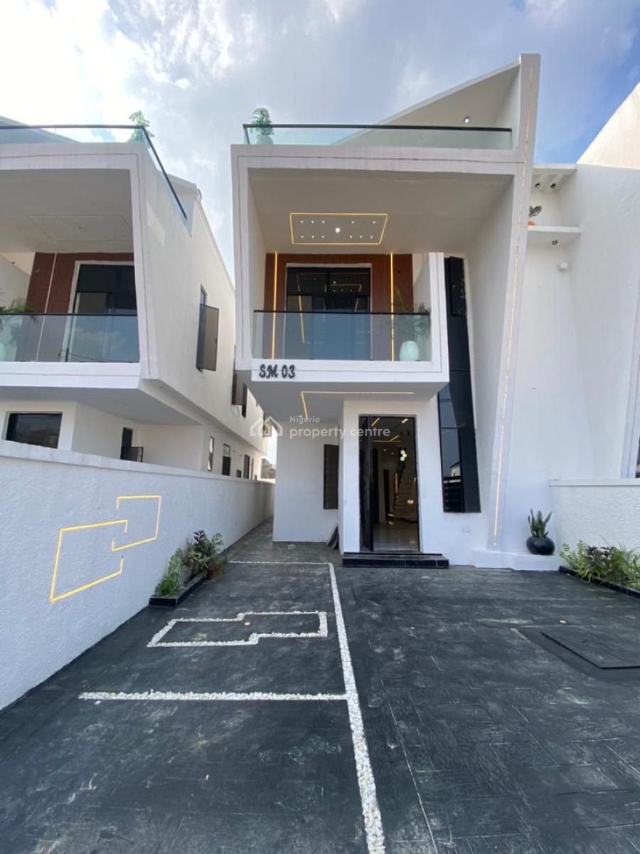 4 Bedroom Semi Detached Duplex with Bq, Ikota, Lekki, Lagos, Semi-detached Duplex for Sale