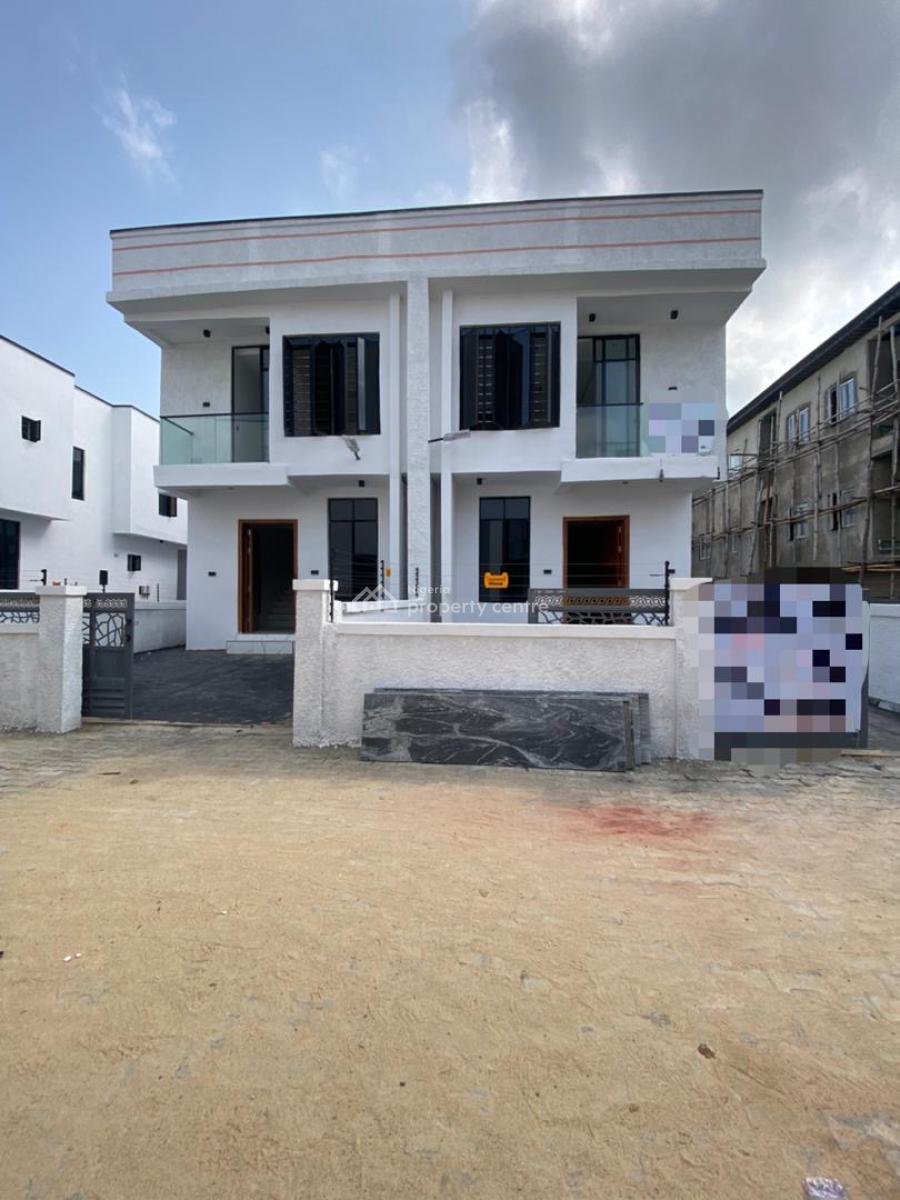 4 Bedroom Semi Detached Duplex with Bq, Ikota, Lekki, Lagos, Semi-detached Duplex for Sale