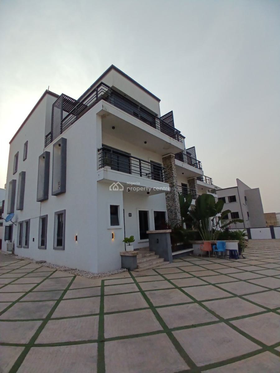 Under Renovation, 4 Bedroom Terrace Duplex with 1 Room Bq, Diplomatic Zone, Guzape District, Abuja, Terraced Duplex for Rent