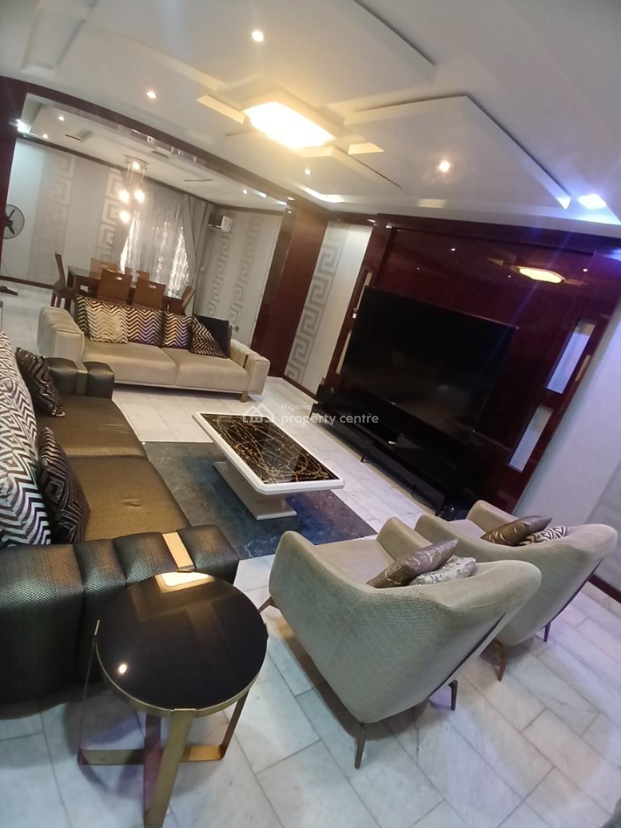 Fully Furnished 4 Bedroom Detached Duplex with 1room Bq, Guzape Abuja Diplomatic Zone, Guzape District, Abuja, Detached Duplex for Rent