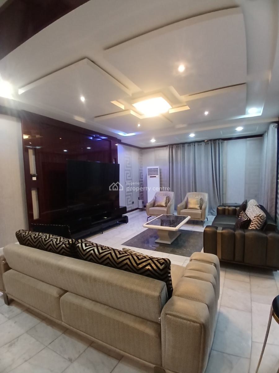 Fully Furnished 4 Bedroom Detached Duplex with 1room Bq, Guzape Abuja Diplomatic Zone, Guzape District, Abuja, Detached Duplex for Rent