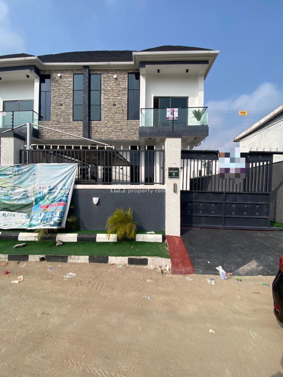 4 Bedroom Semi Detached Duplex with Bq, Ikota, Lekki, Lagos, Semi-detached Duplex for Rent