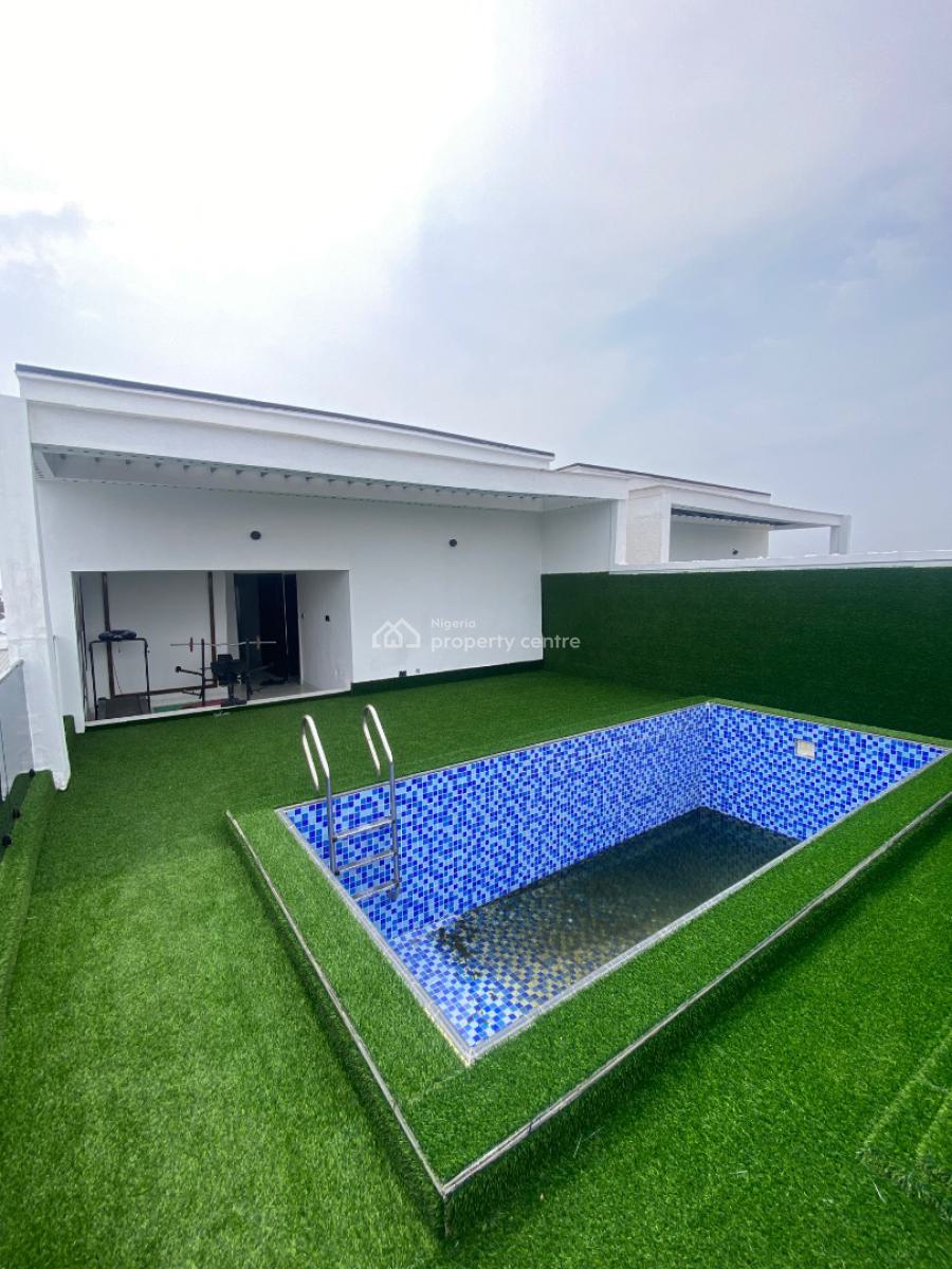 Newly Built 5 Bedroom Smart Home with Rooftop Pool, Orchid Road, Lekki, Lagos, Detached Duplex for Sale