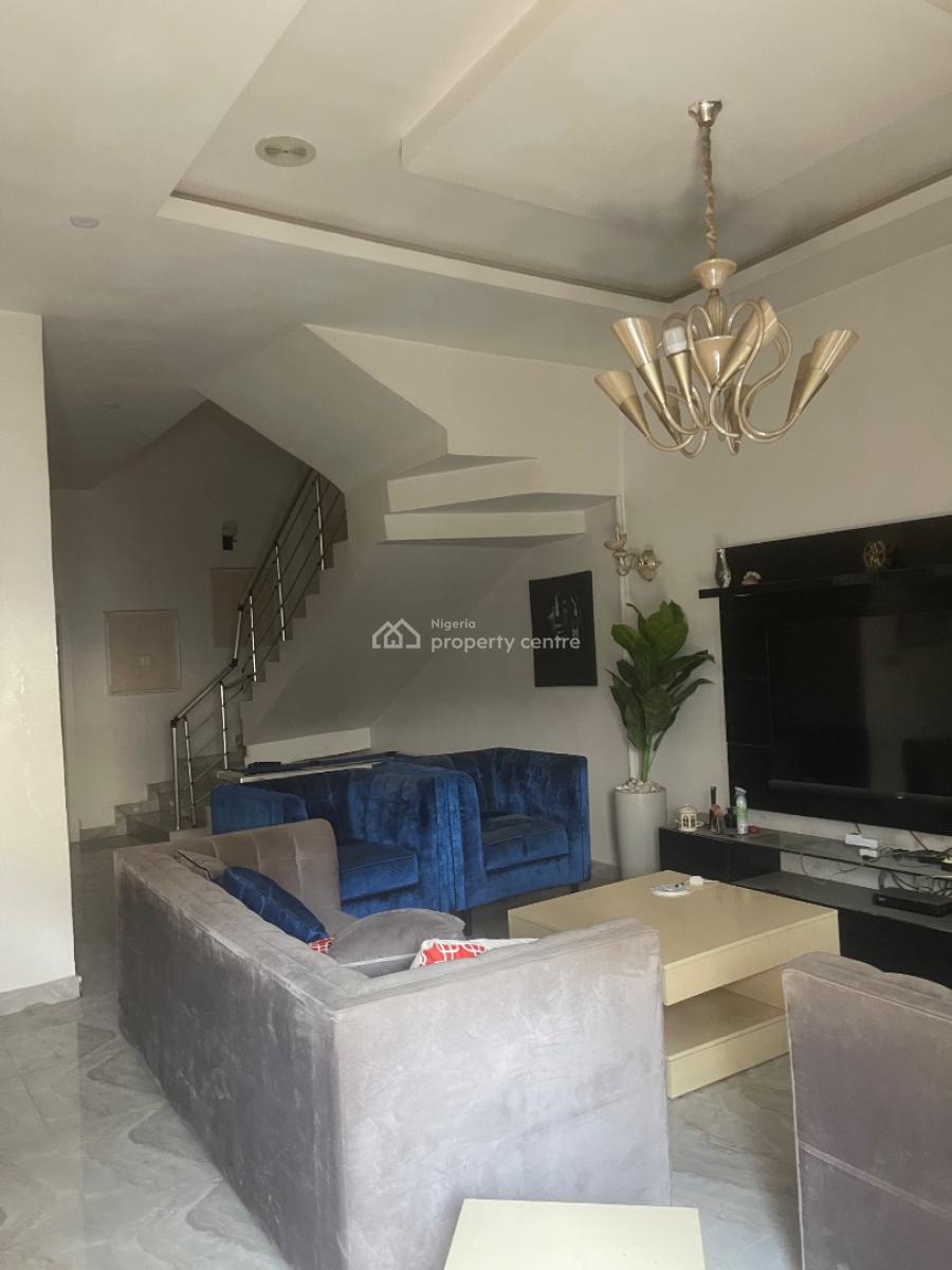Luxury 4 Bedrooms Duplex Inside Decent Estate, Oral Estate, Lekki, Lagos, Semi-detached Duplex for Rent
