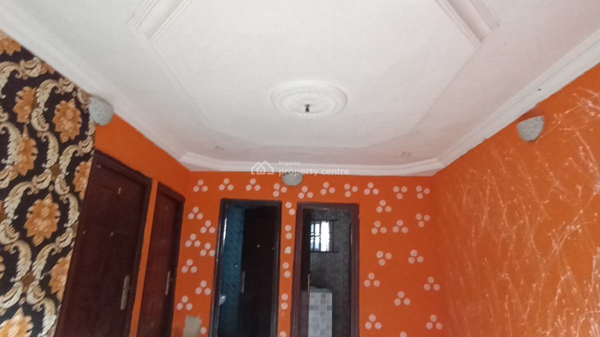 Fine Portable 2 Bedroom Flat Sitting Room Pop All Tiles Floor Prepaid, Itele Close to Ayobo, Ado-odo/ota, Ogun, Flat / Apartment for Rent