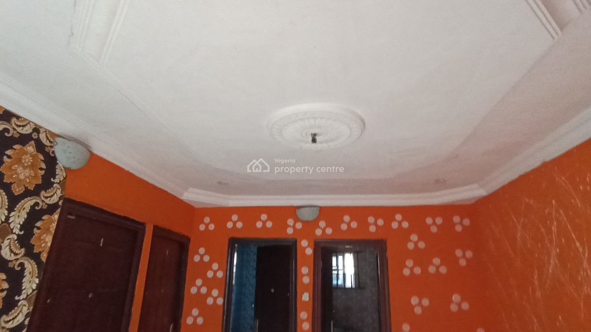 Fine Portable 2 Bedroom Flat Sitting Room Pop All Tiles Floor Prepaid, Itele Close to Ayobo, Ado-odo/ota, Ogun, Flat / Apartment for Rent