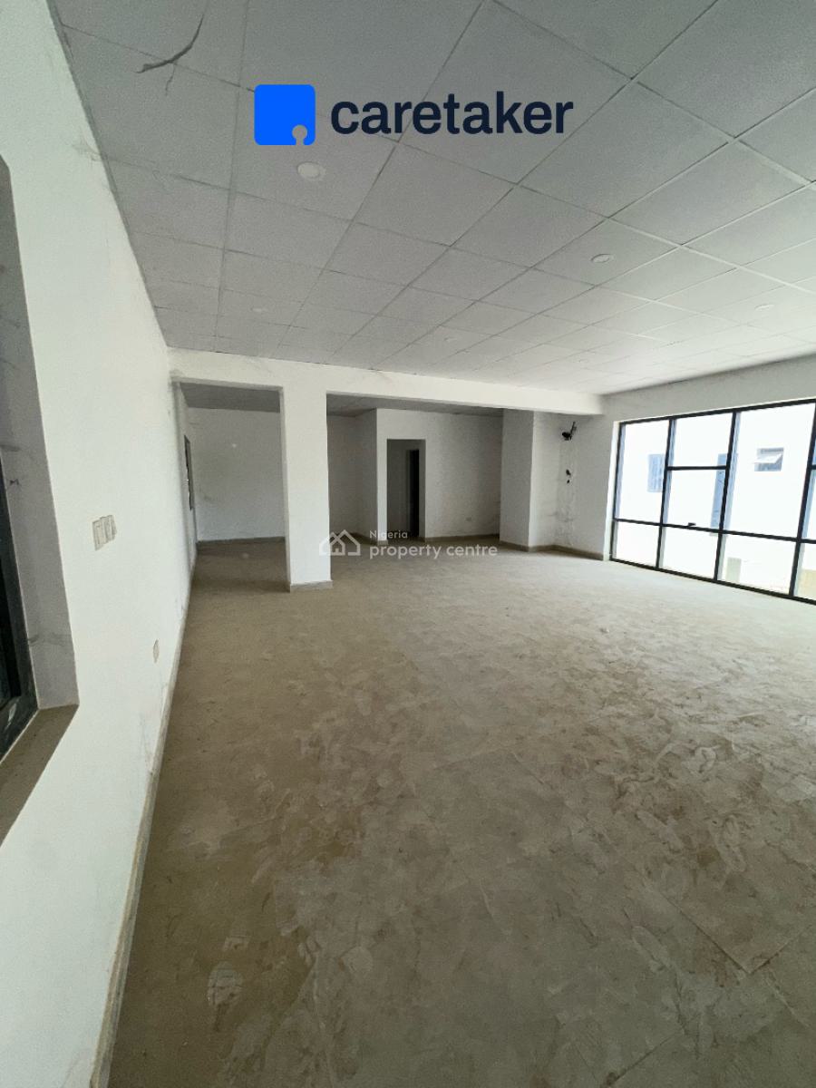 80sqm Premium First-floor Commercial Unit, Off Niqs Crescent, The Node, Mabushi, Abuja, Office Space for Rent