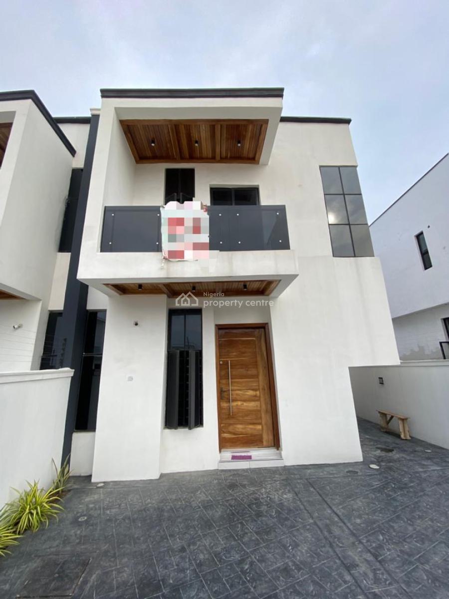 The Most Affordable 4 Bedroom Semi Detached Duplex with Bq, Chevron Drive, Chevron, Lekki, Lagos, Semi-detached Duplex for Sale