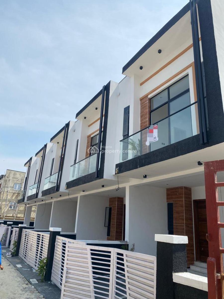 Last Unit! 4 Bedroom Self Compound Terraced Duplex with Bq, Ikota, Lekki, Lagos, Terraced Duplex for Sale