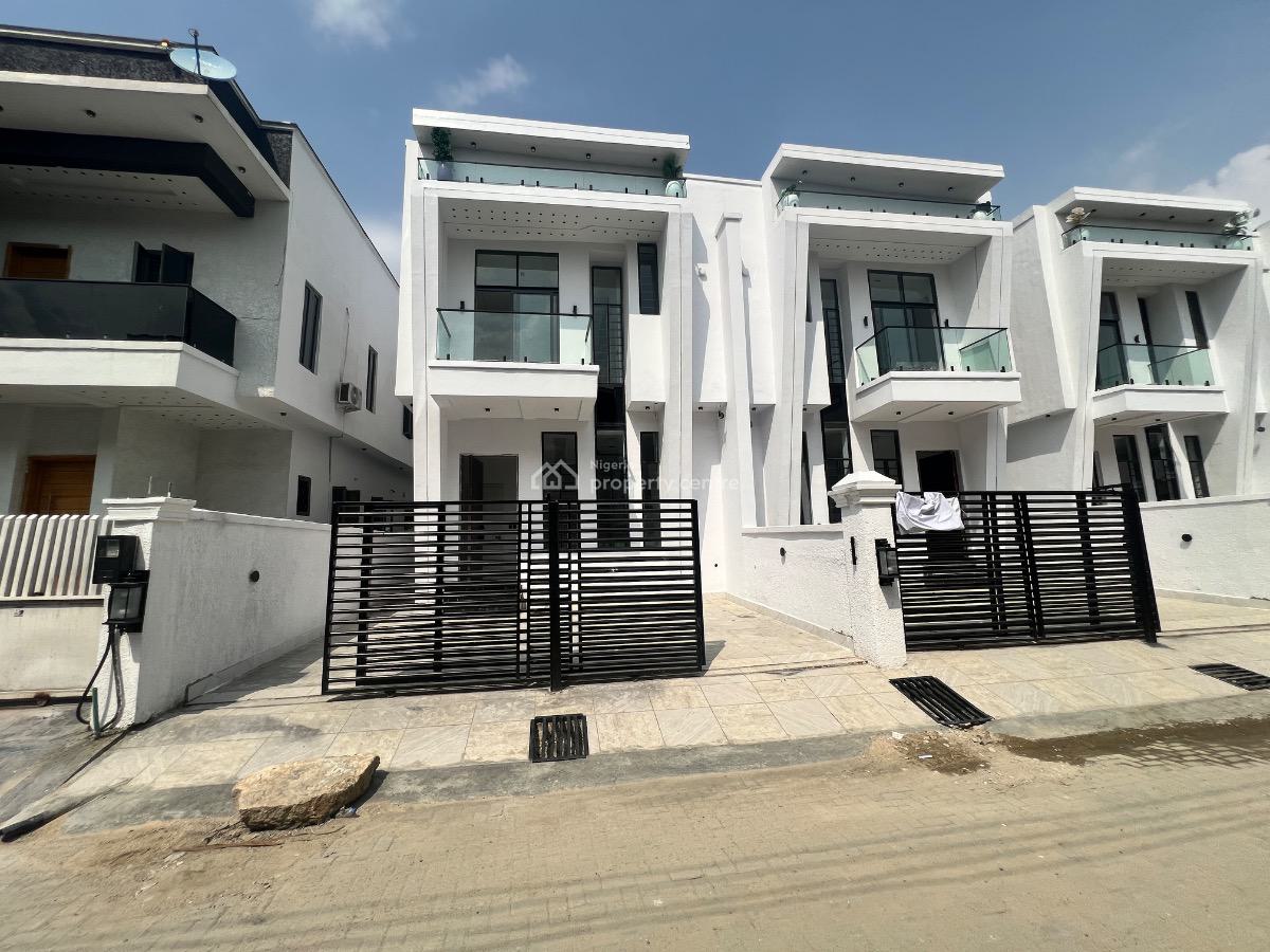 Nicely Built 4 Bedroom Duplex in an Estate, Captains Court, Ajah, Lagos, Semi-detached Duplex for Sale