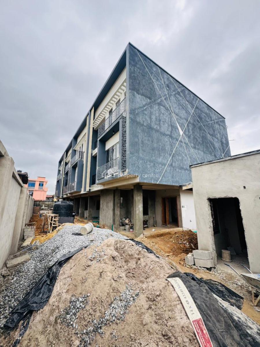 Newly Built 4 Bedroom Terrace Duplex in a Secure Estate, Ogba, Ikeja, Lagos, Terraced Duplex for Sale