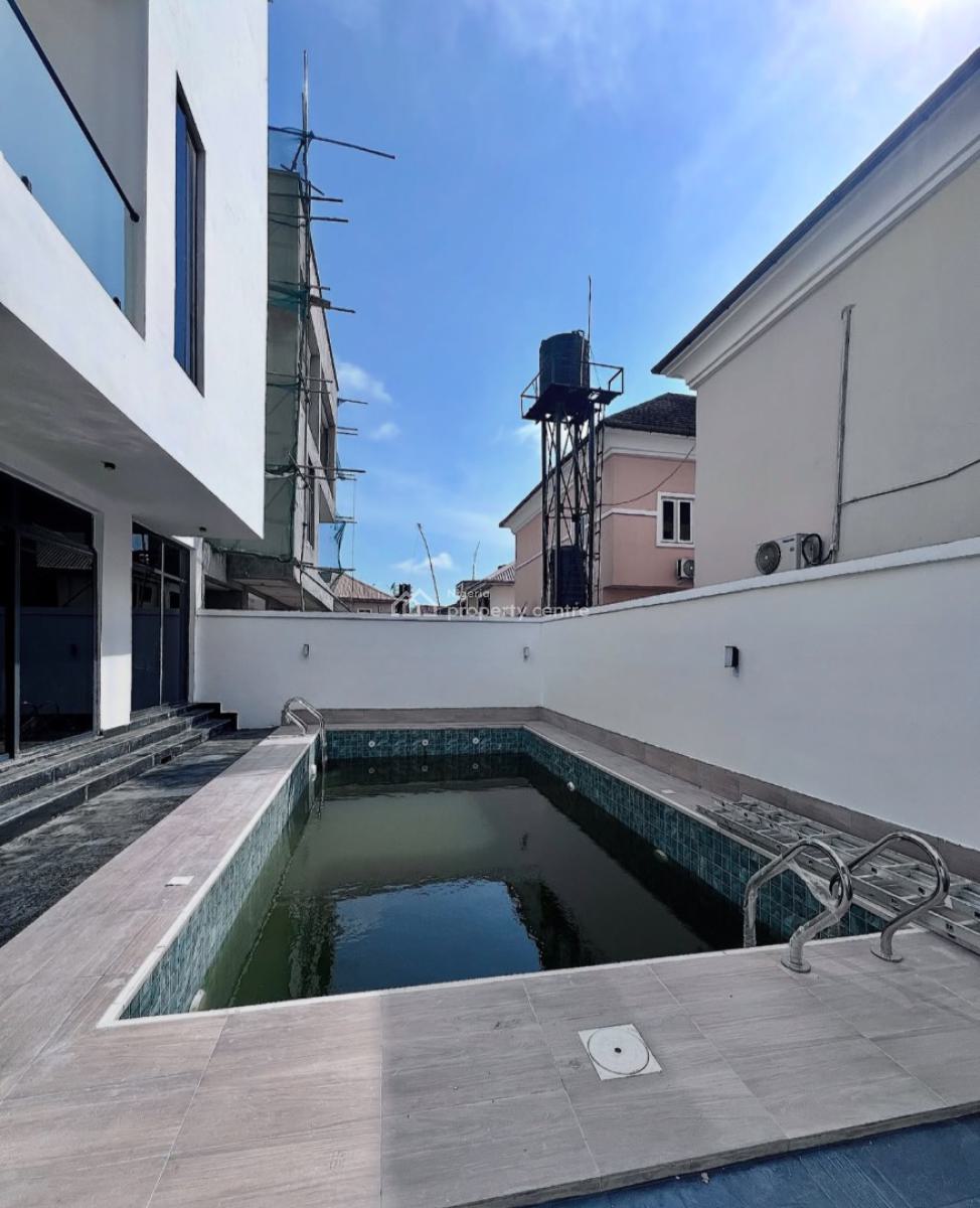5 Bedroom Detached Duplex Pool, Cinema, Rooftop Terrace, Gym Room with Bq, Lekki Phase 1, Lekki, Lagos, Detached Duplex for Sale