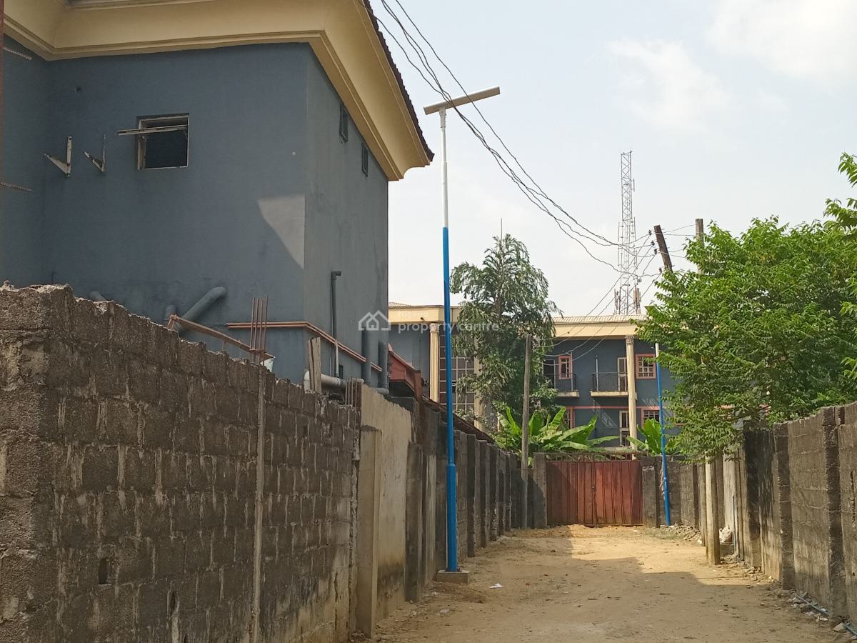 Well Located Six (6) and Half Plots of Table Dry Land with Structures, Alcon Road,  Woji,, Port Harcourt, Rivers, Mixed-use Land for Sale