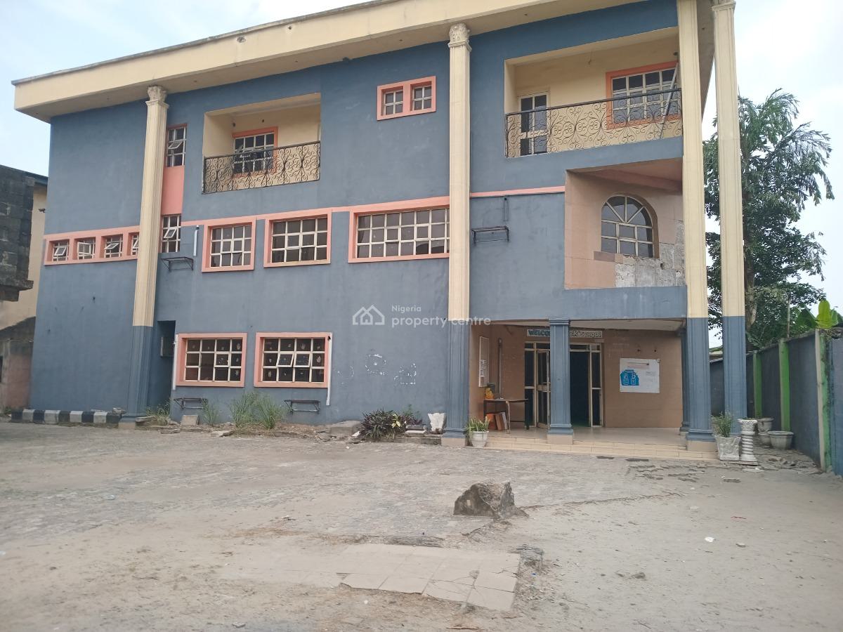 Well Located Six (6) and Half Plots of Table Dry Land with Structures, Alcon Road,  Woji,, Port Harcourt, Rivers, Mixed-use Land for Sale