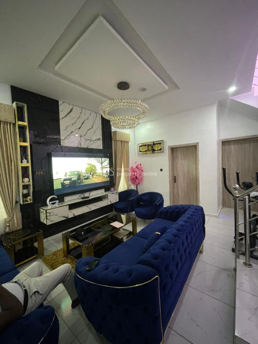 Well Built 3 Bedroom Terraced Duplex in a Serene Top Notch Secure Estate, Lekky County, Ikota, Lekki, Lagos, Terraced Duplex for Sale