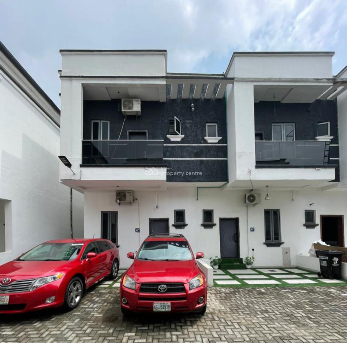 Well Built 3 Bedroom Terraced Duplex in a Serene Top Notch Secure Estate, Lekky County, Ikota, Lekki, Lagos, Terraced Duplex for Sale