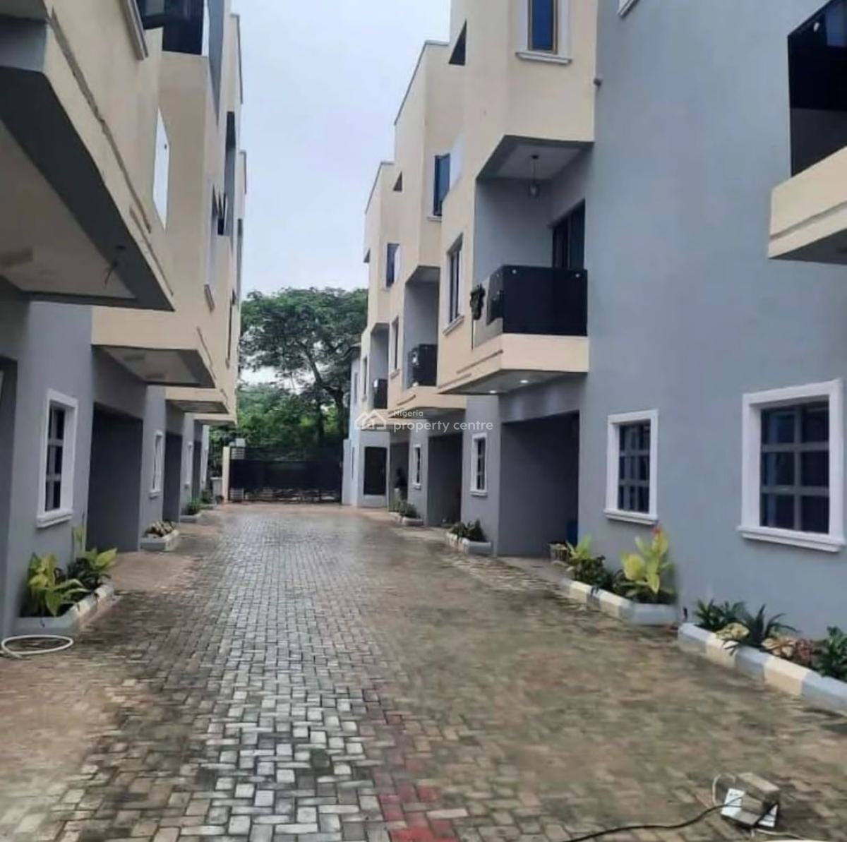 a Luxury Built 3 Bedroom Terraced Duplex with a Room Bq, Yaba, Lagos, Terraced Duplex for Sale