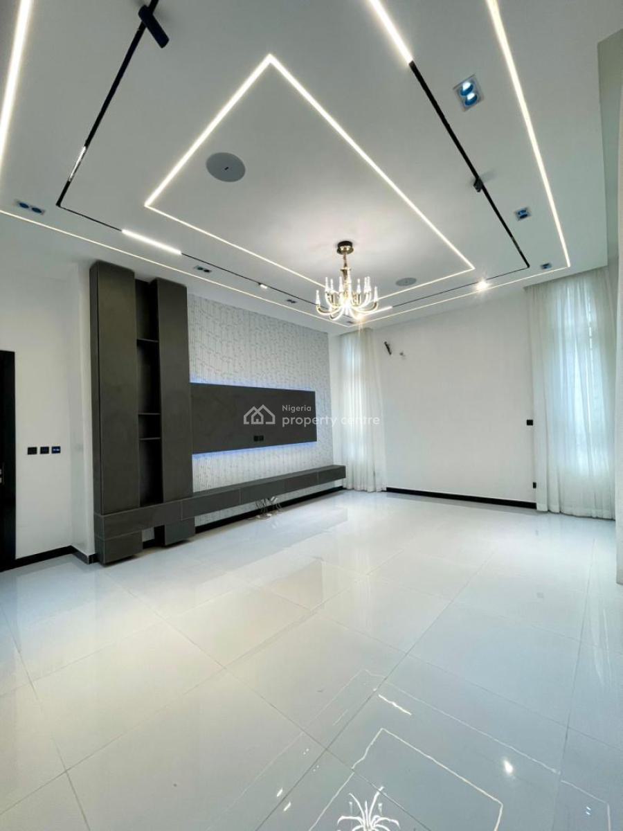Perfectly Carved Luxury 5 Bedroom Detached Smart Home with Cinema, Gym, Chevron Toll Gate, Lekki, Lagos, Detached Duplex for Sale