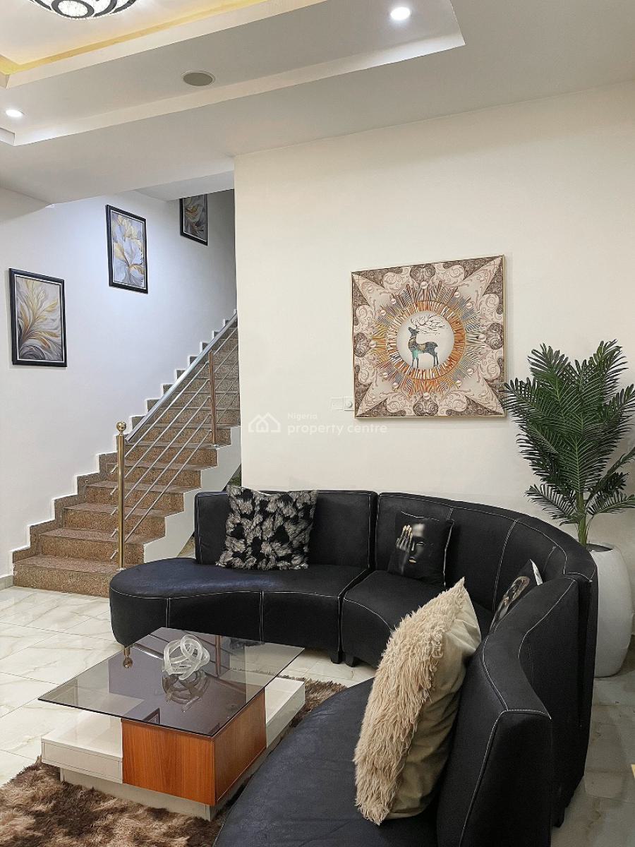 Fully Furnished 3 Bedroom Self Compound Duplex, Chevron Alternative, Lekki Phase 2, Lekki, Lagos, Detached Duplex for Rent