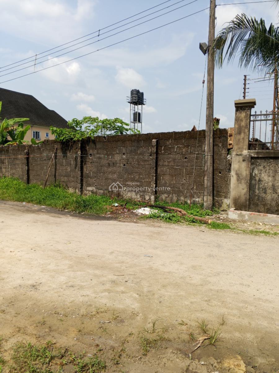2 Plots of Fence Bare Land, Farm Road, Eliozu, Port Harcourt, Rivers, Residential Land for Sale