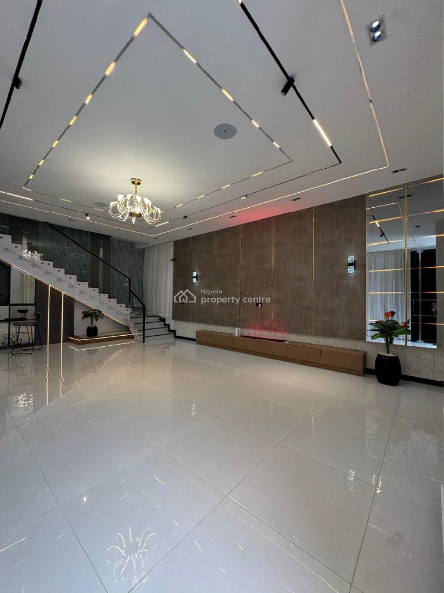 Magnificent 5 Bedroom Fully Detached with Private Cinema & Pool, Chevron Toll Gate, Lekki, Lagos, Detached Duplex for Sale