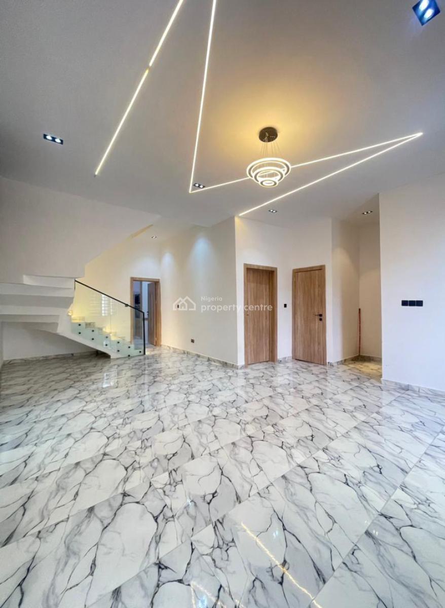 Semi Detached Duplex with Staircase Led Light, Tv Console and Bq, Ajah, Lagos, Semi-detached Duplex for Sale