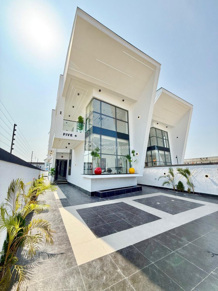 Affordable 5 Bedroom Fully Detached Duplex with Bq, Swimming, Ajah, Lagos, Detached Duplex for Sale