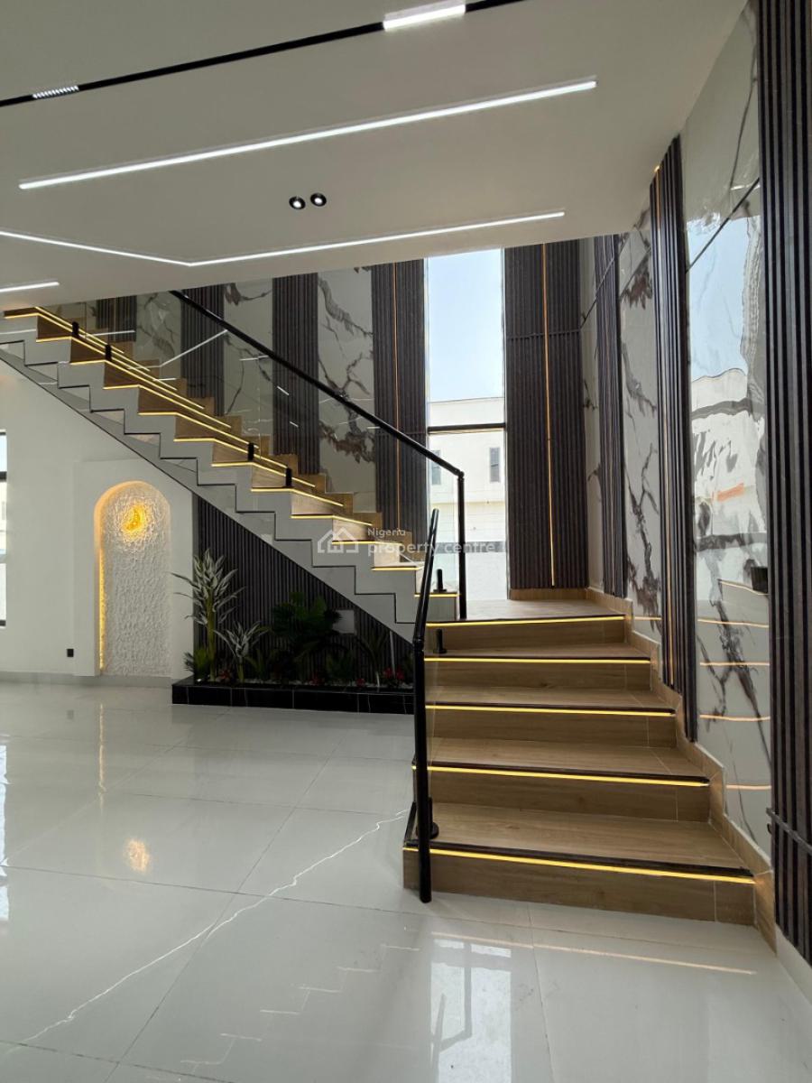 Affordable 5 Bedroom Fully Detached Duplex with Bq, Swimming, Ajah, Lagos, Detached Duplex for Sale