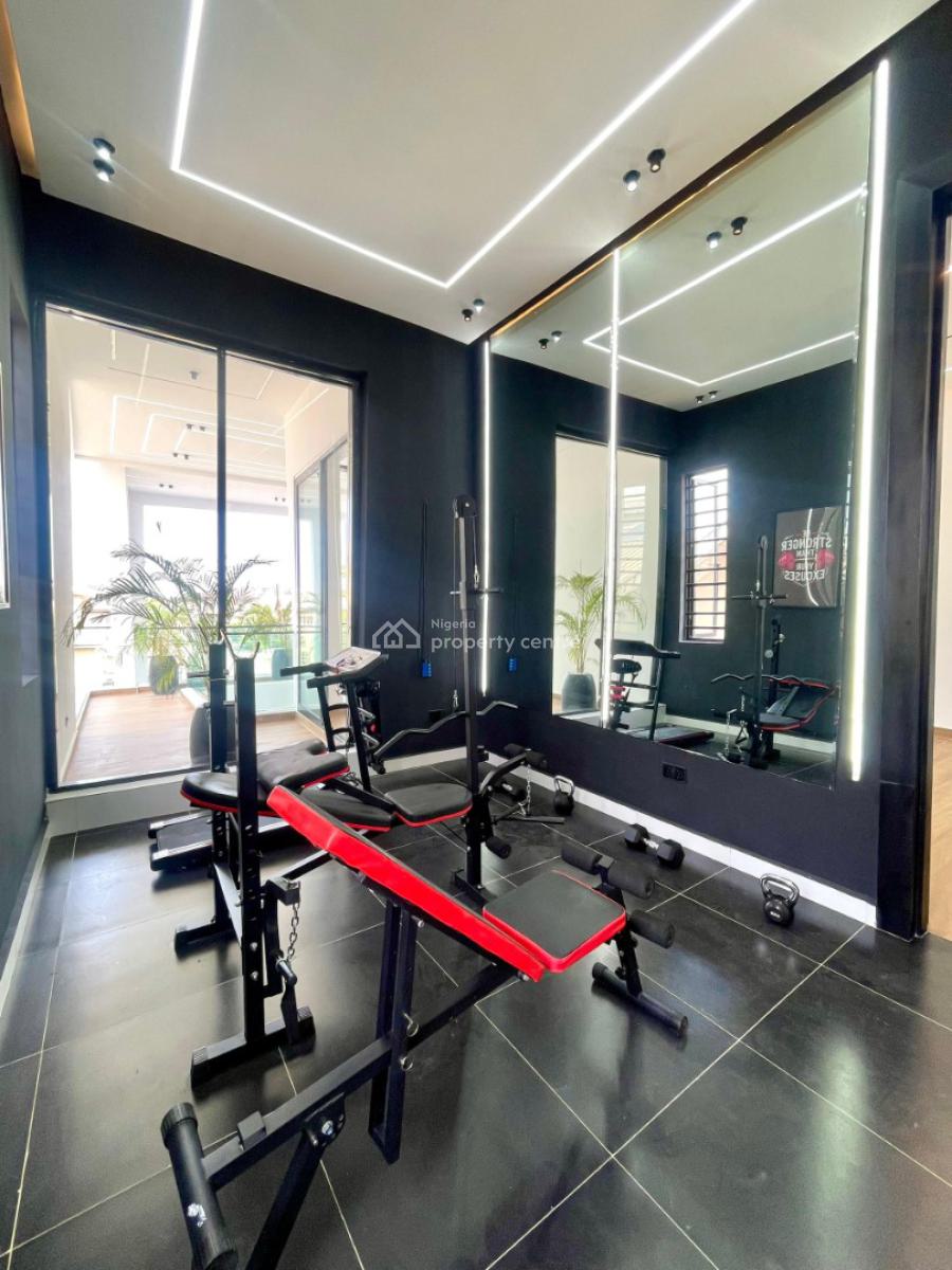 Outstanding Luxury 5 Bedroom Fully Detached Duplex with Gym, Rooftop Ter, Ikota, Lekki, Lagos, Detached Duplex for Sale