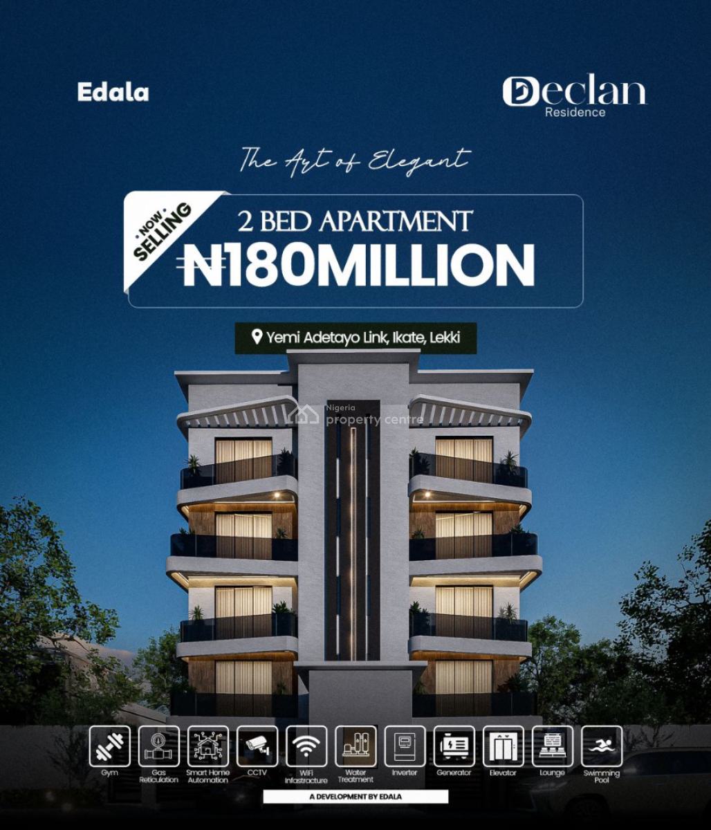 Own a  2-bedroom Off-plan Apartment, Yemi Adetayo Link, Ikate, Lekki, Lagos, Flat / Apartment for Sale