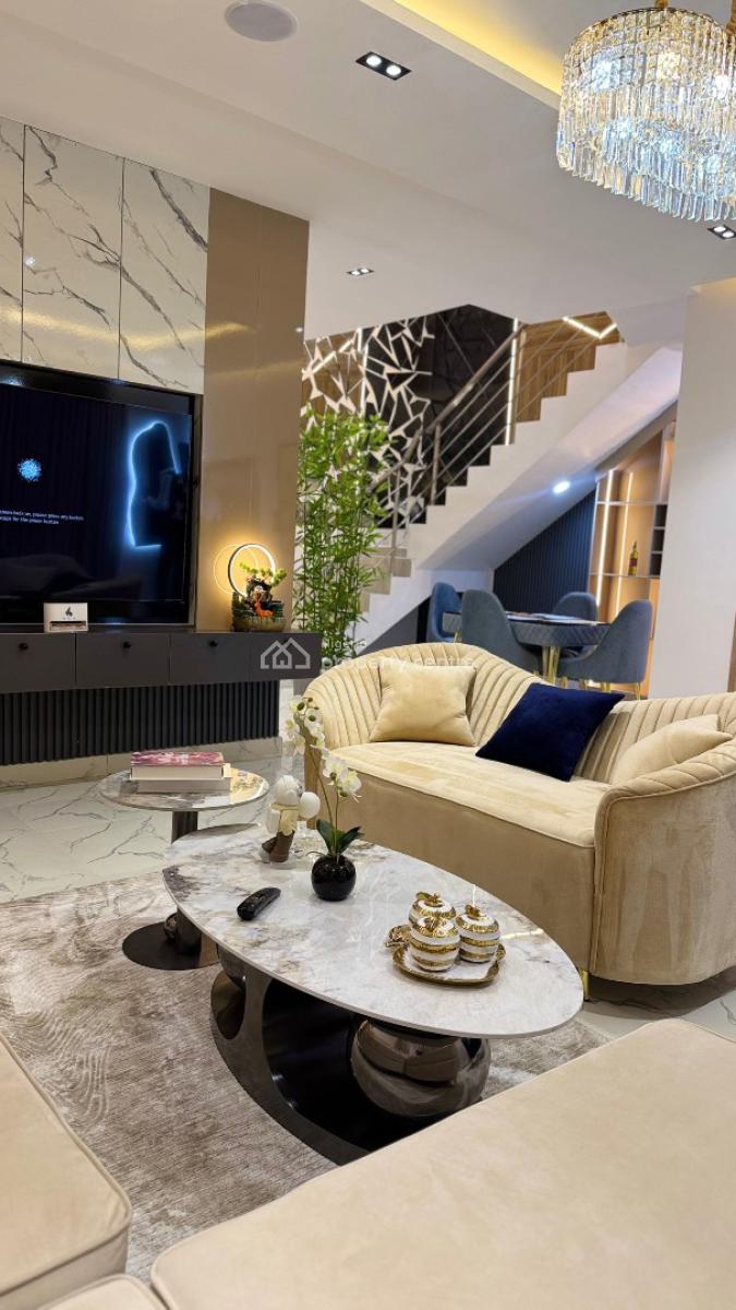 Luxury 3 Bedrooms Semi Detached Duplex with Office Space, Pool and Gym, Citadel View Estate 2.0, Ogombo, Ajah, Lagos, Semi-detached Duplex Short Let